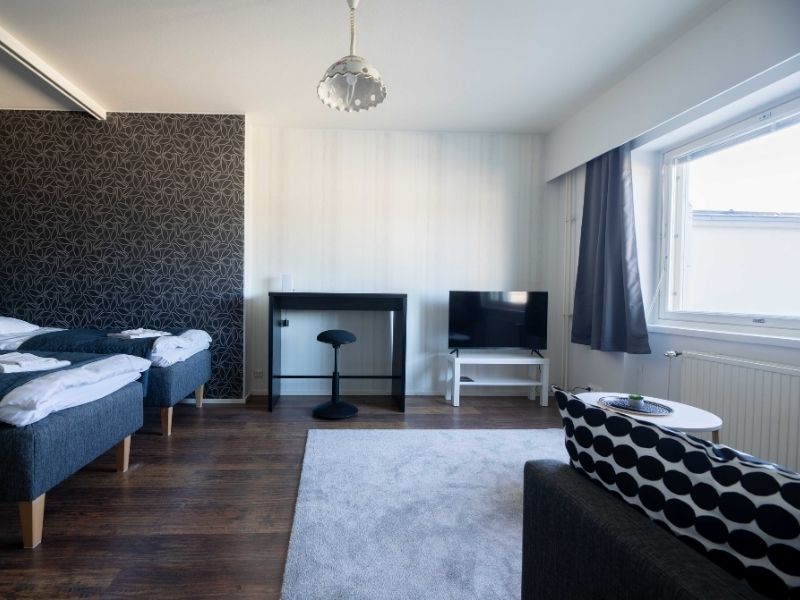 Apartamento amueblado 44 m² – Pankkitalo, Varkaus