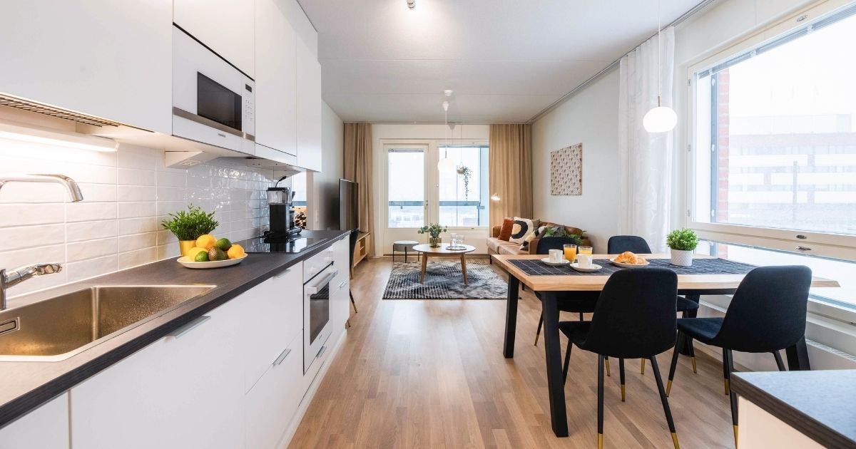 Apartamentos amueblados Jyväskylä – apartamentos premium amueblados y alojamientos de negocios en la orilla del lago Jyväsjärvi, cerca del centro de Jyväskylä
